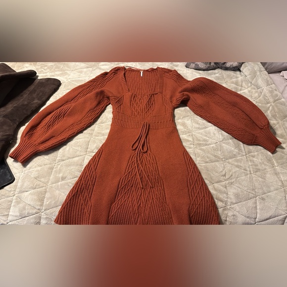 Free People Emmaline Sweater Dress NWOT - Picture 2 of 5